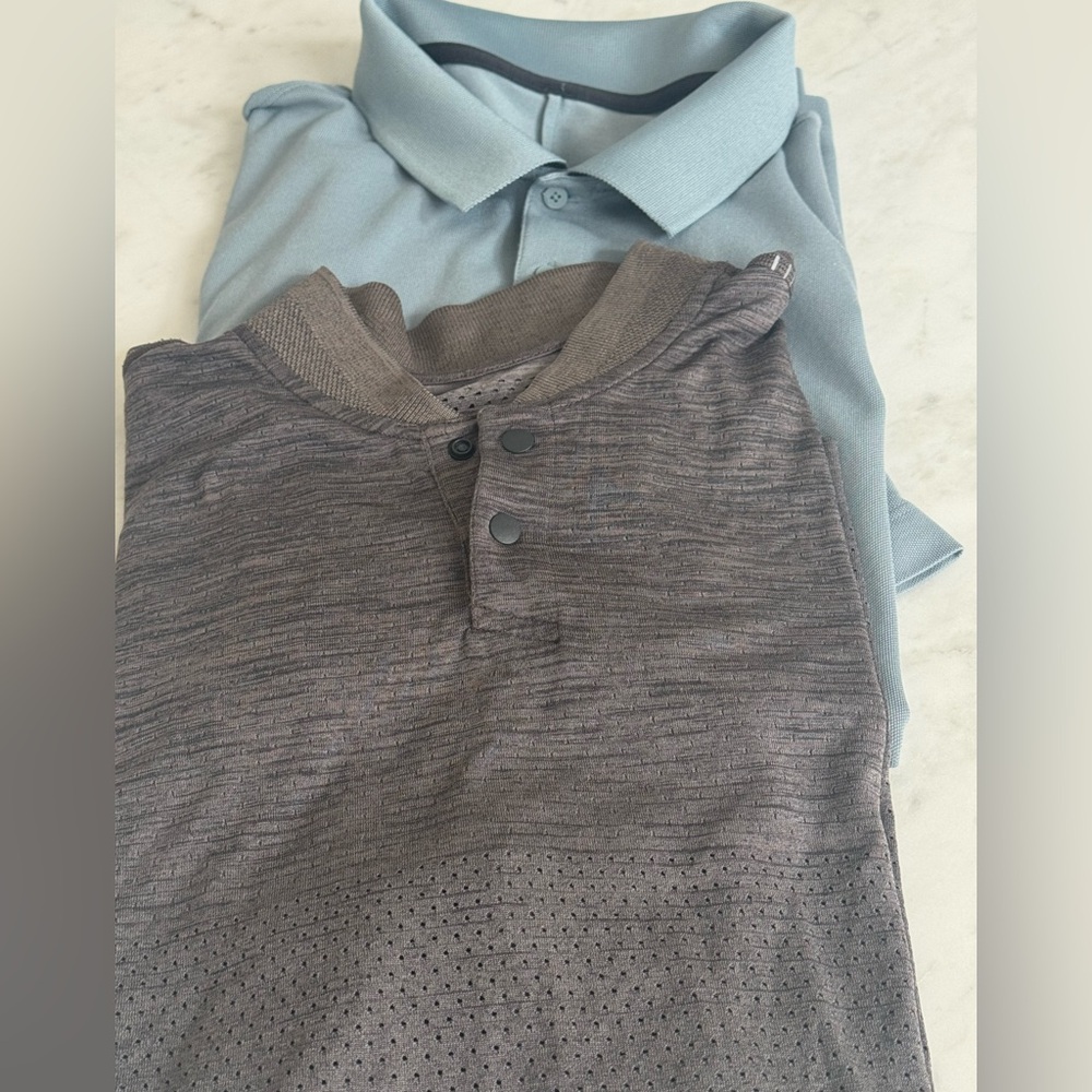 Lululemon bundle- 2 men’s shirts